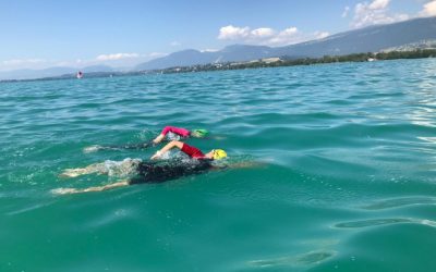 Traversée du lac de Neuchâtel à la nage